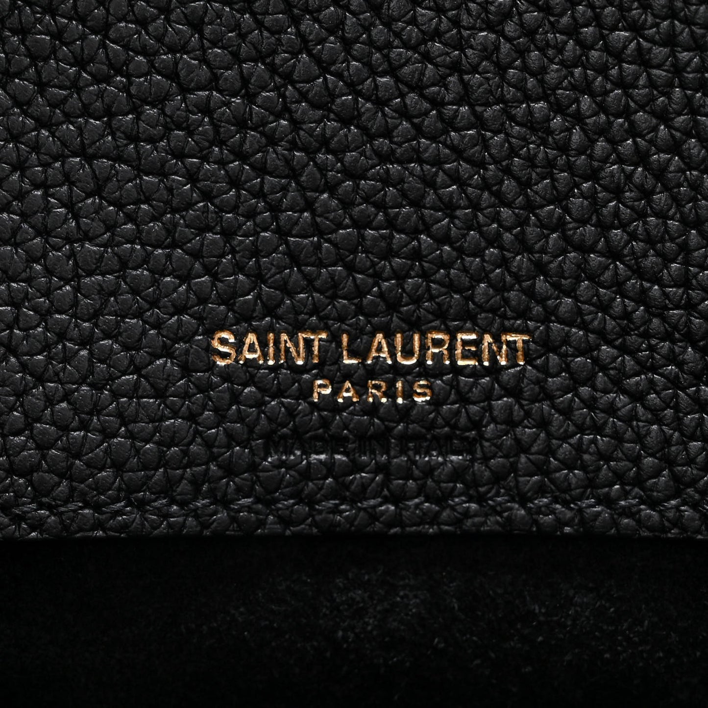 Grained Calfskin Small Supple Sac De Jour Black
