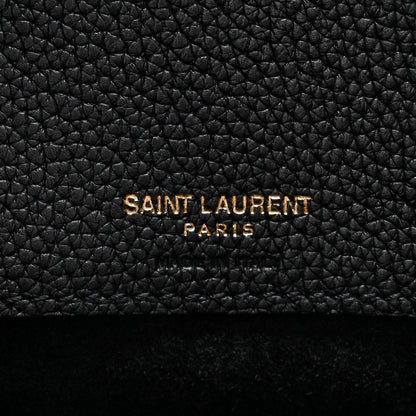 Saint Laurent Grained Calfskin Small Supple Sac De Jour Black 6 of 10