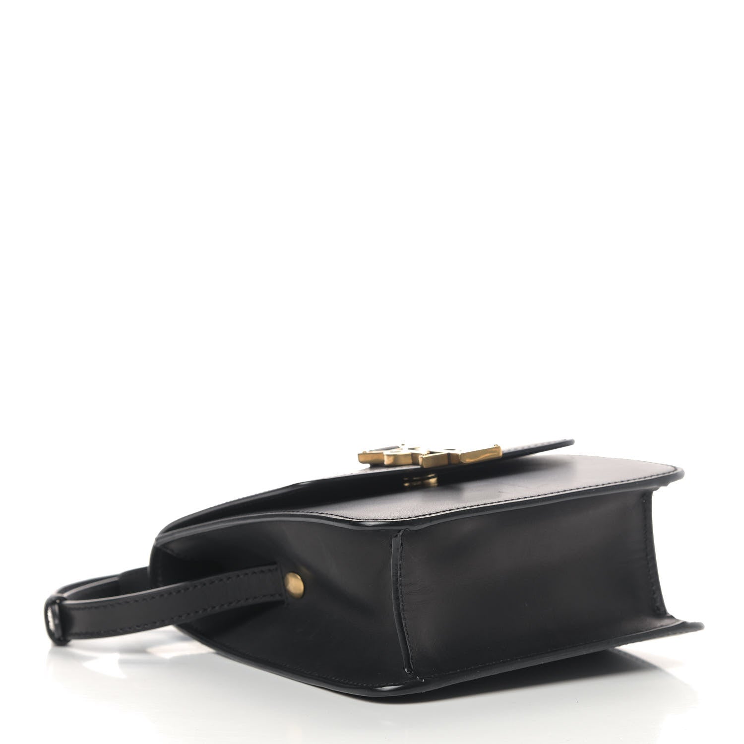 Saint Laurent Smooth Calfskin North South Kaia Satchel Black 4 of 12