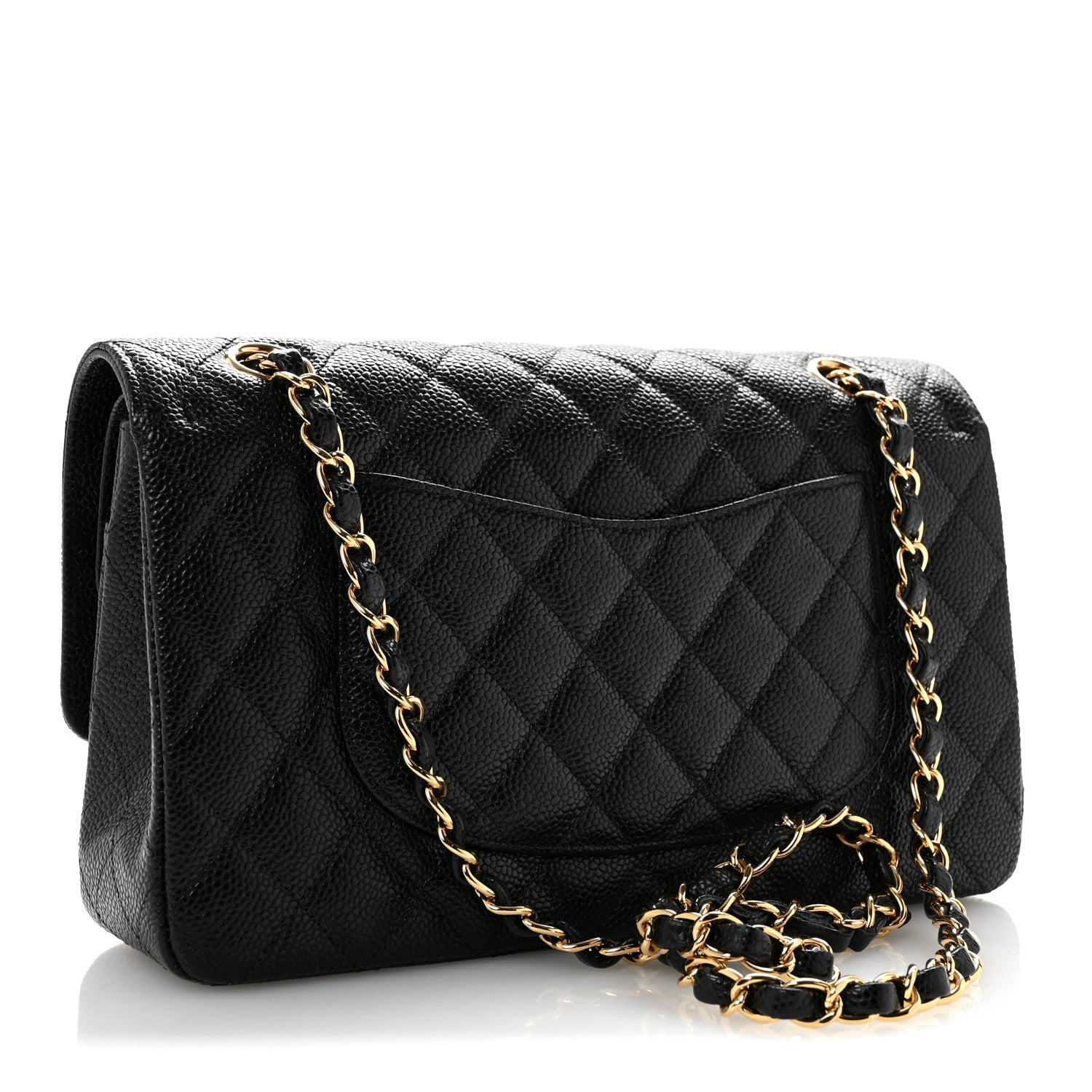 Chanel Caviar Quilted Medium Double Flap Black 3 of 13