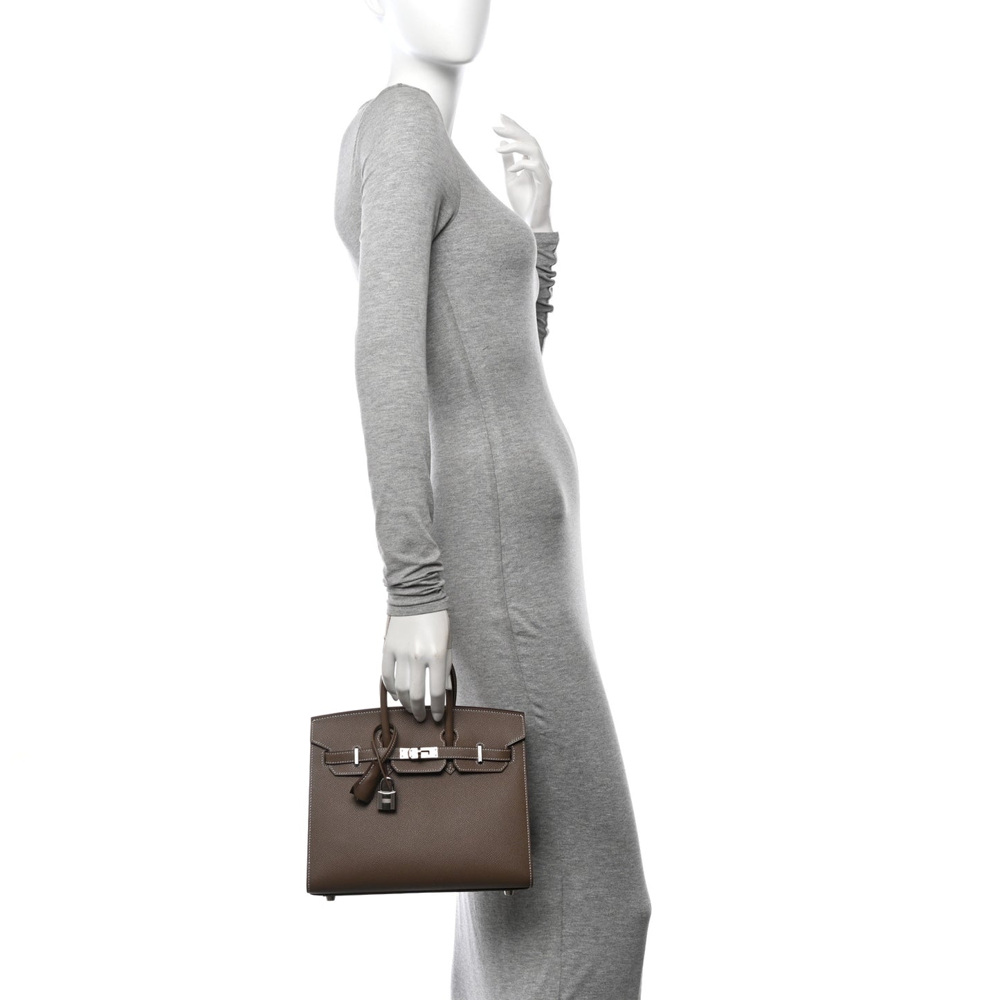 Epsom Birkin Sellier 25 Etoupe