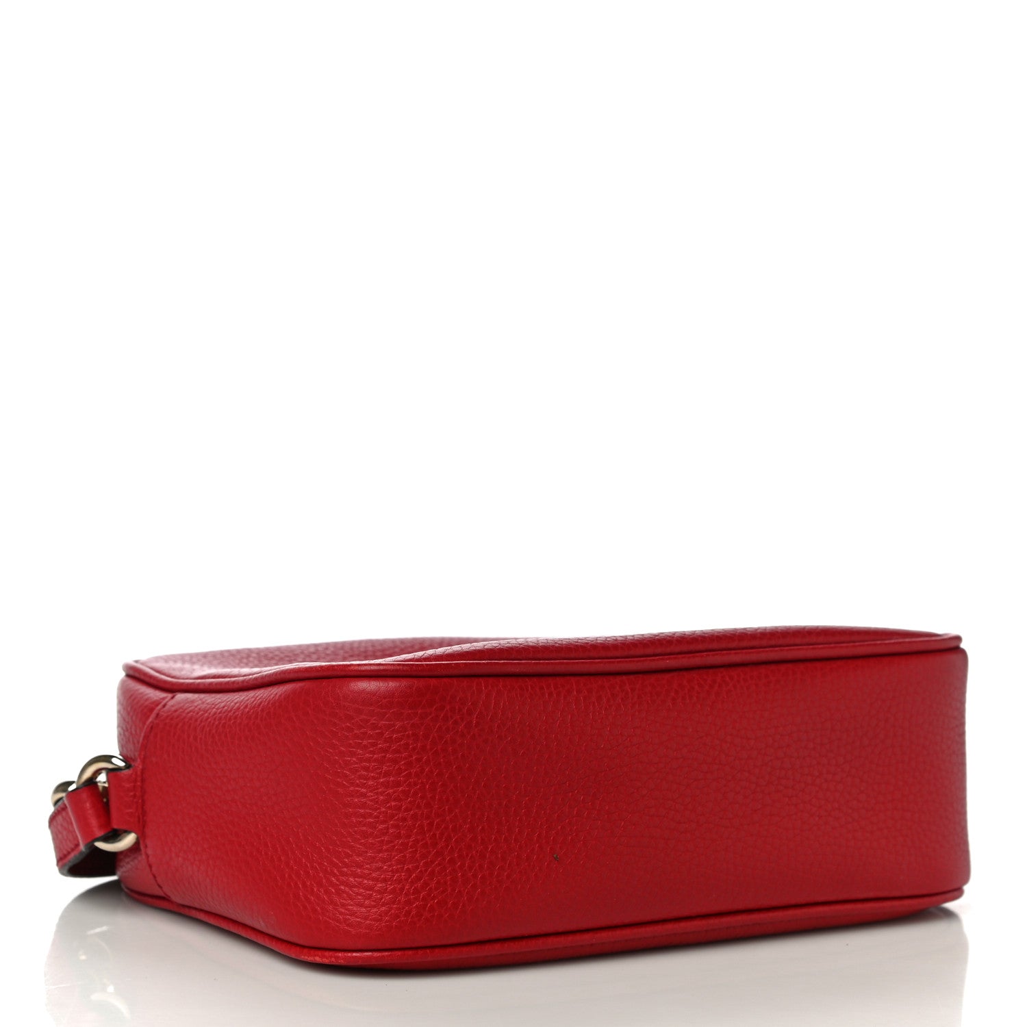 Gucci Pebbled Calfskin Small Soho Disco Bag Tabasco Red 4 of 12