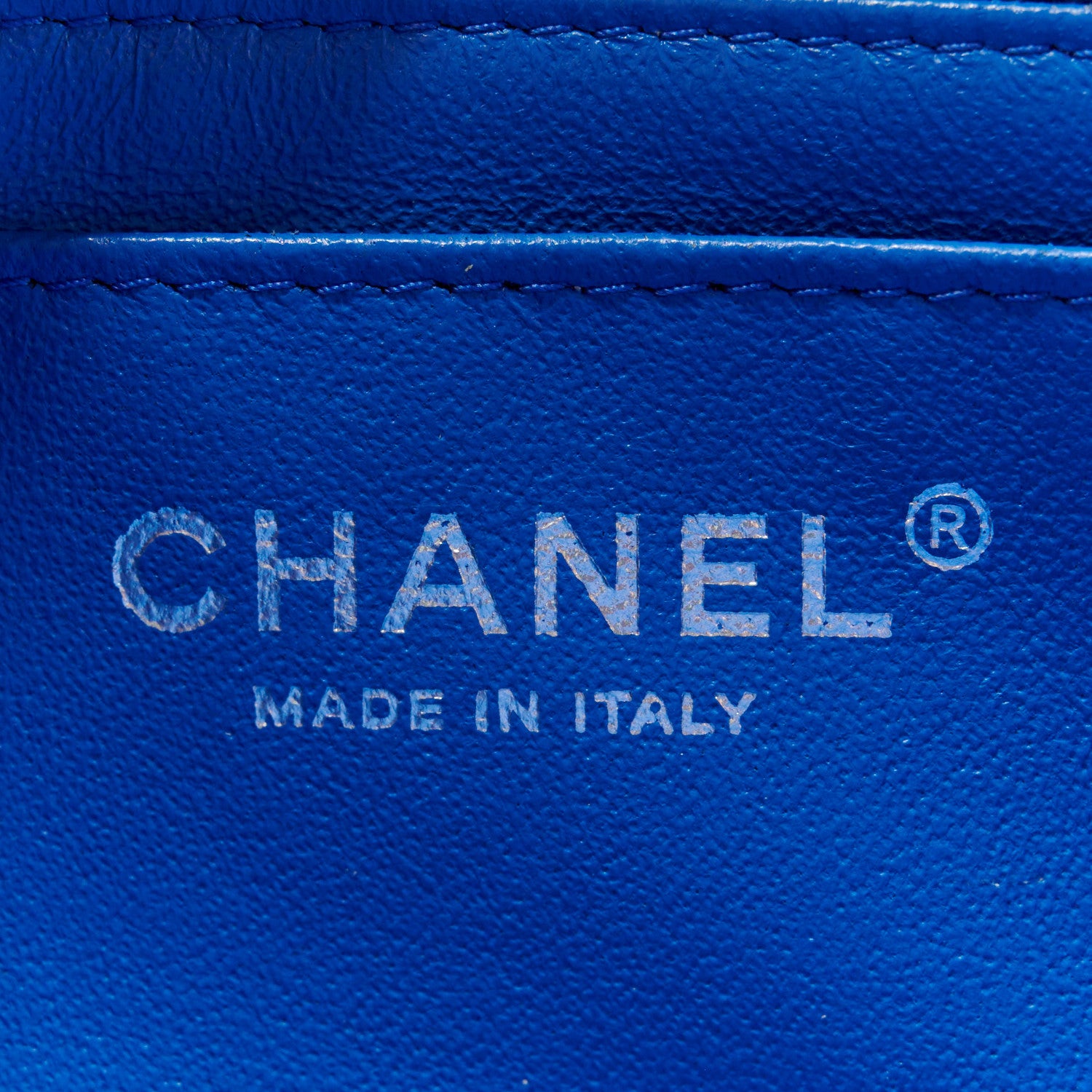 Chanel Caviar Quilted Mini Rectangular Flap Blue 7 of 12