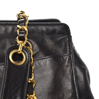 Chanel Lambskin CC Tote Brown 12 of 13