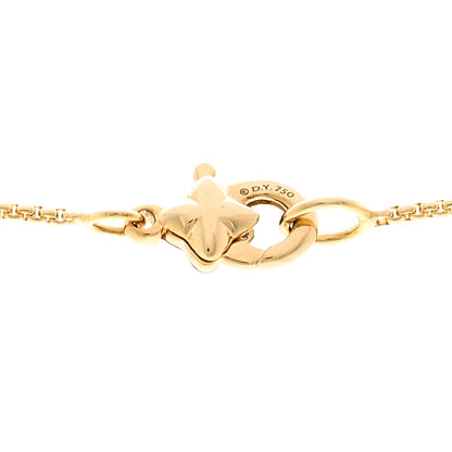 David Yurman 18K Yellow Gold Petite Station Pendant Necklace 4 of 5