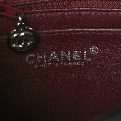 Chanel Lambskin Quilted Mini Square Flap Bag Black 6 of 9