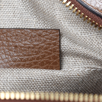 Gucci Monogram Mini Bree Messenger Bag Beige Tabacco 7 of 9