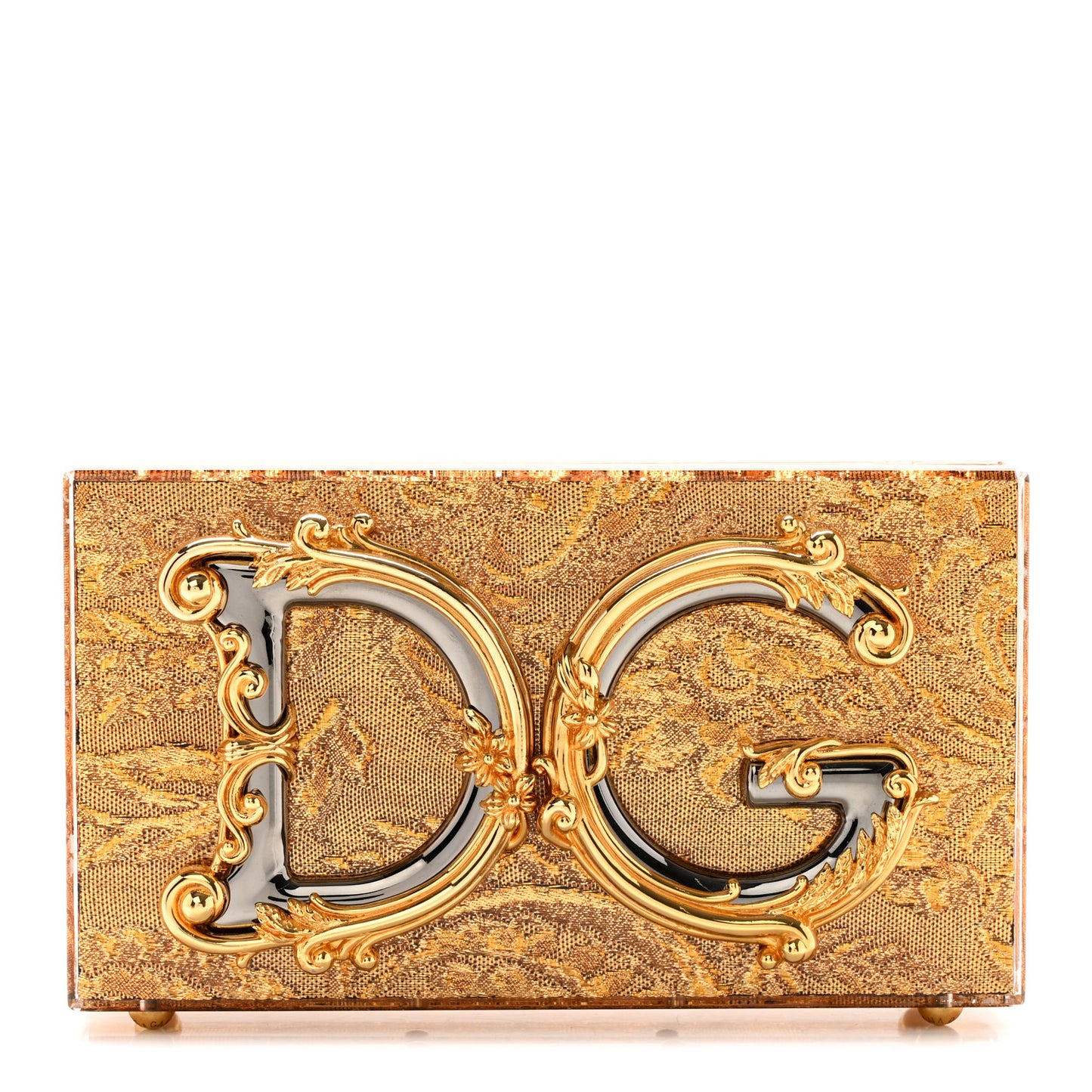 Brocade DG Girls Shoulder Bag Gold