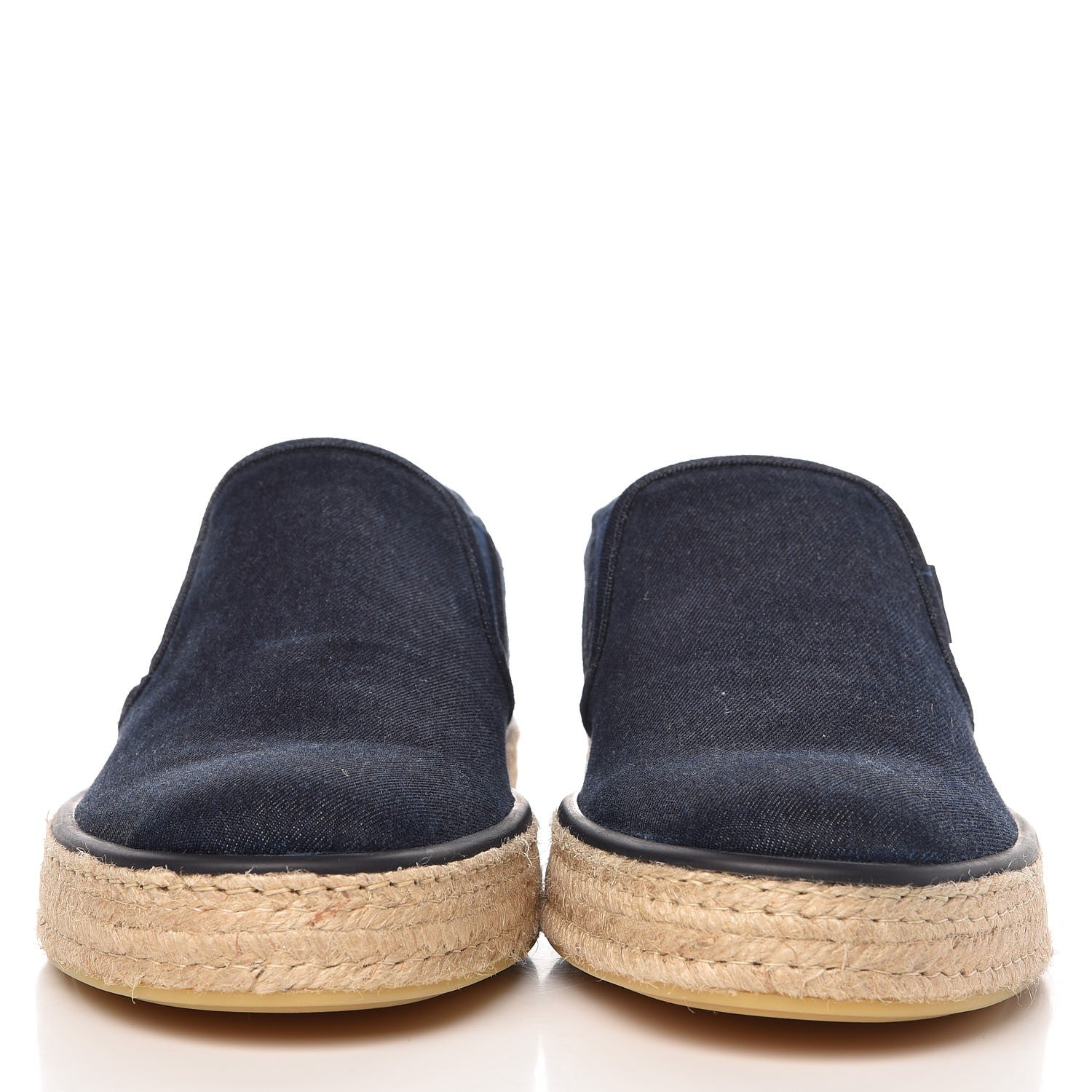 Louis Vuitton Mens Denim Damier Coconut Grove Slip On 11 Marine 2 of 10