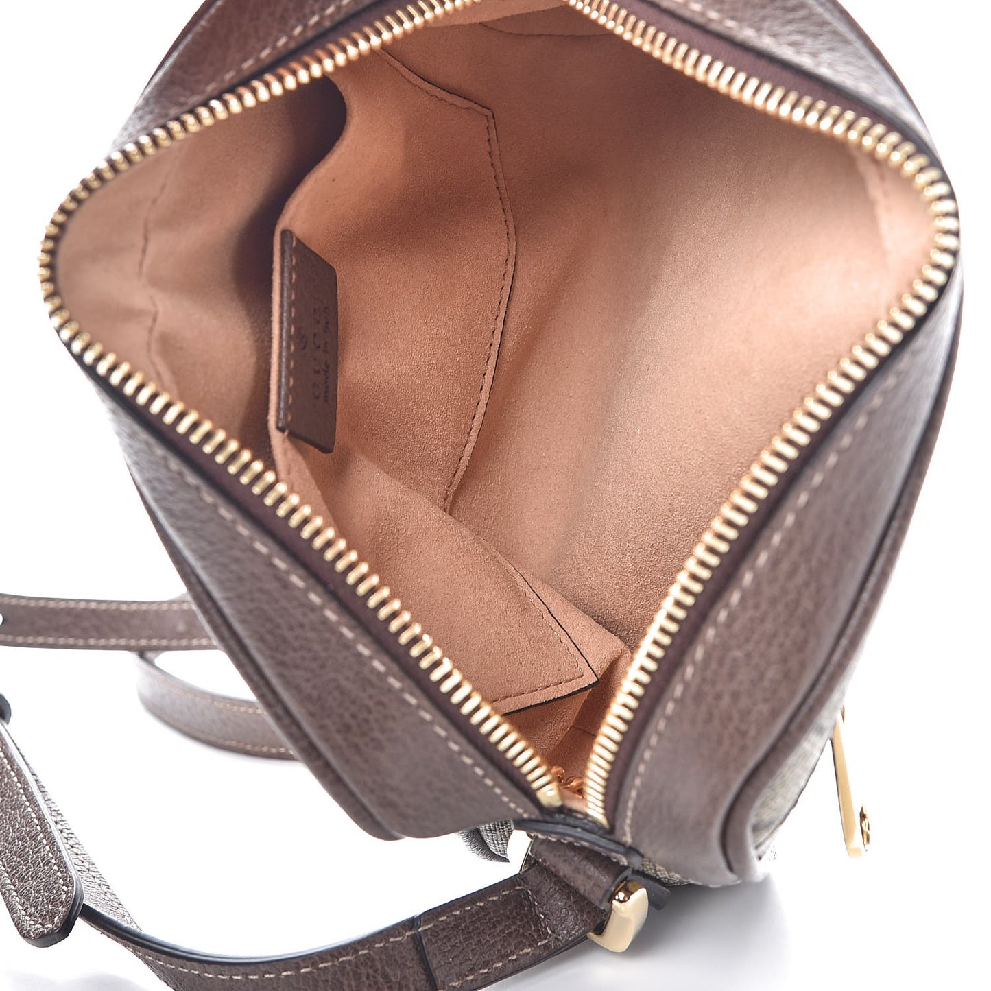 GG Supreme Monogram Web Mini Ophidia Shoulder Bag Brown