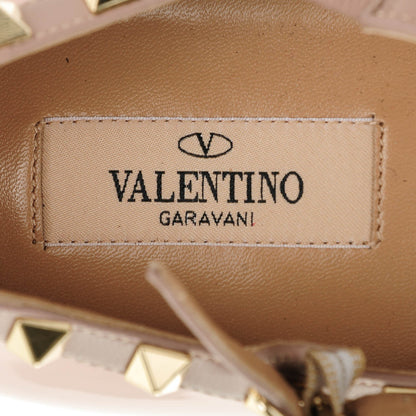 Valentino Garavani Patent Rockstud Cage Ballerina Flats 40.5 Water Rose Poudre 6 of 8