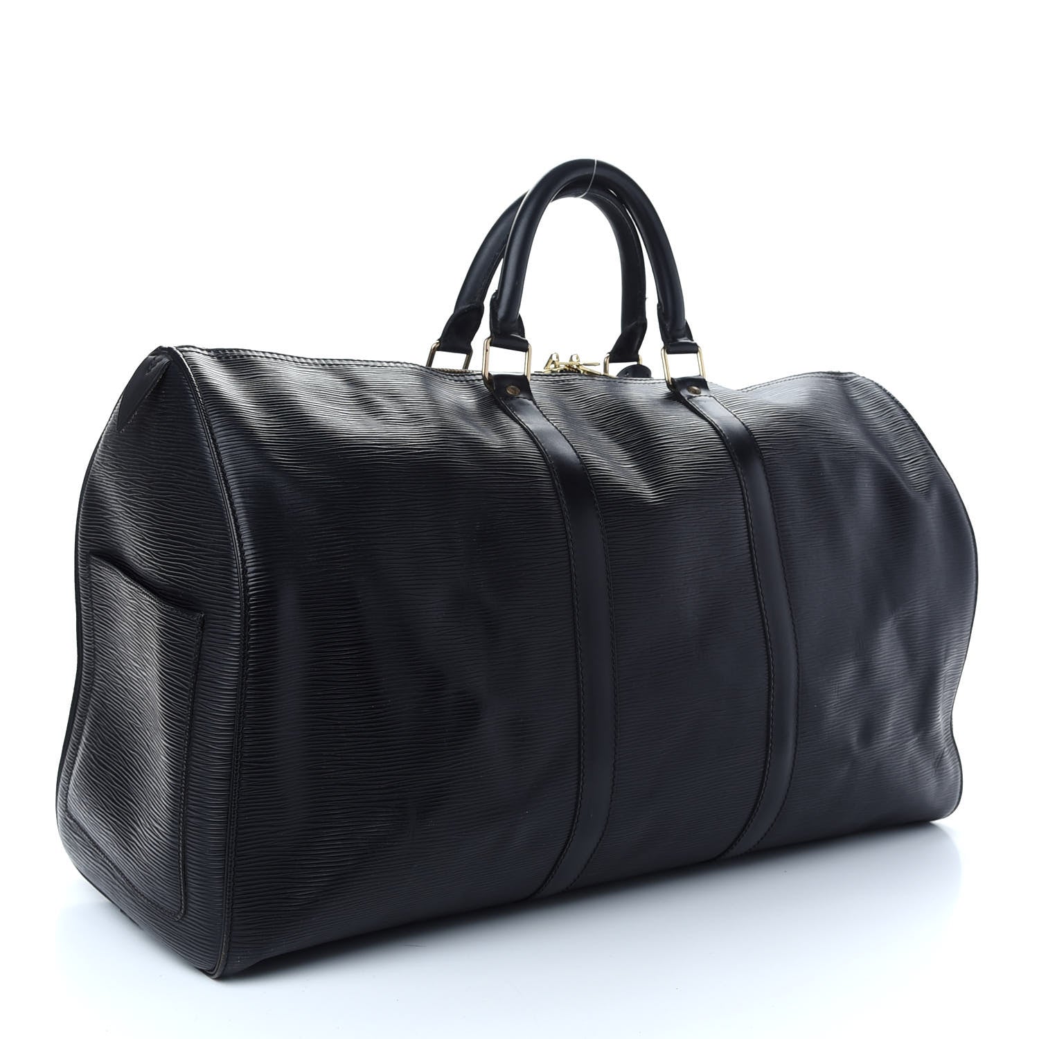 Louis Vuitton Epi Keepall 50 Black 2 of 12