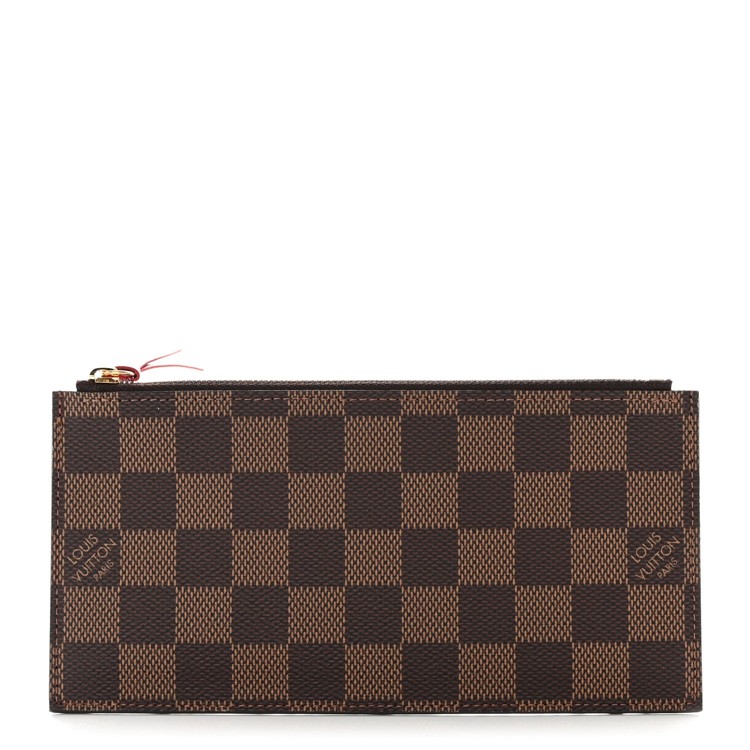 Louis Vuitton Damier Ebene Felicie Chain Wallet Zippered Insert 1 of 6