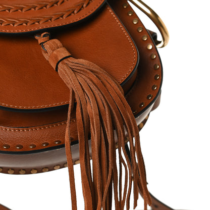 Chloe Calfskin Braided Mini Hudson Shoulder Bag Caramel 10 of 11