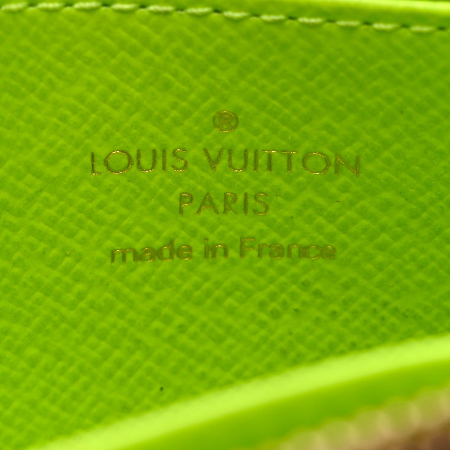 Monogram Graffiti Zippy Coin Purse Wallet Green