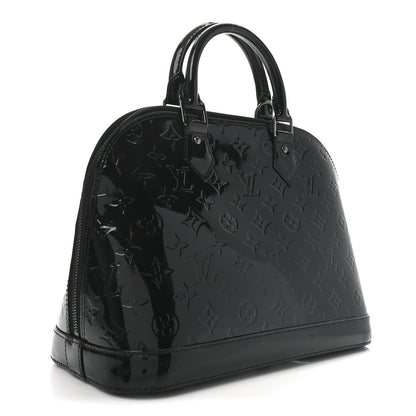 Louis Vuitton Vernis Alma PM Noir Magnetique 3 of 8