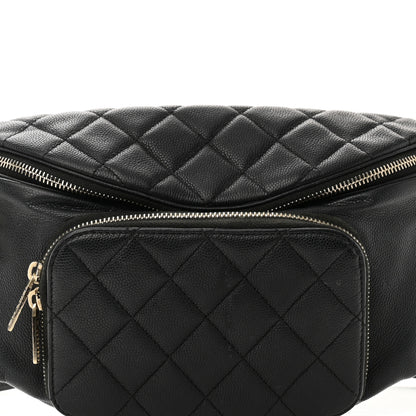 Chanel Caviar Quilted Business Affinity Waist Belt Bag Black 8 of 10