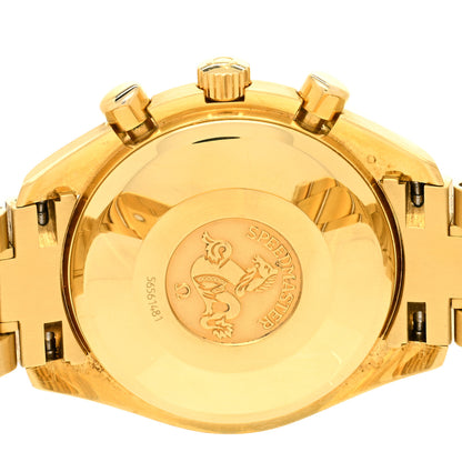 Omega Stainless 18K Yellow Gold 39mm Speedmaster Chronograph Automatic Watch Silver 3111.10 4 of 4