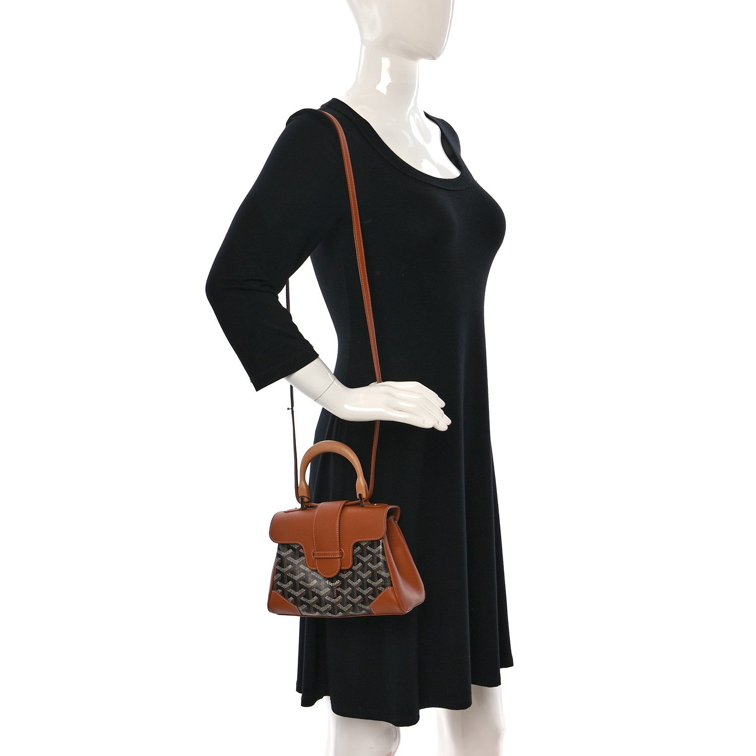 Goyard Goyardine Mini Saigon Black Gold 2 of 8