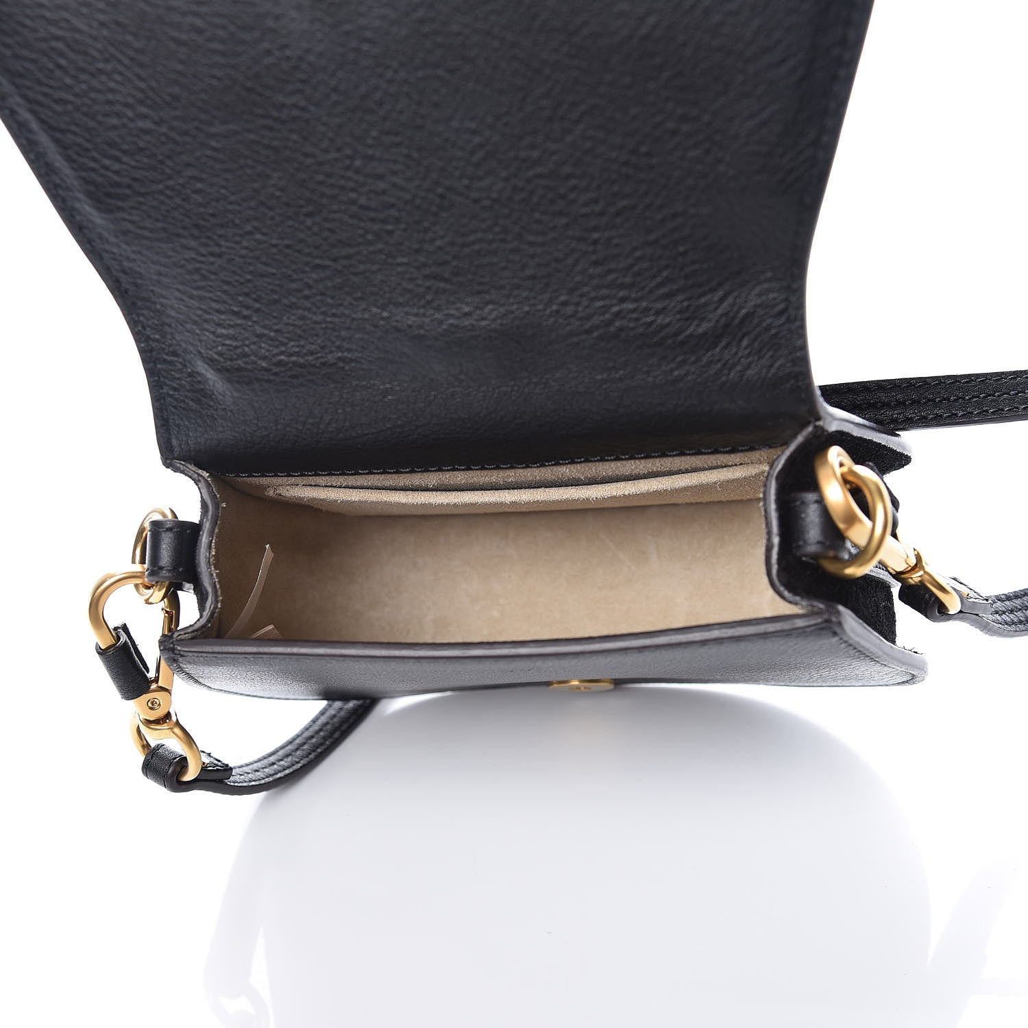 Chloe Calfskin Small Nile Bracelet Bag Black 5 of 14