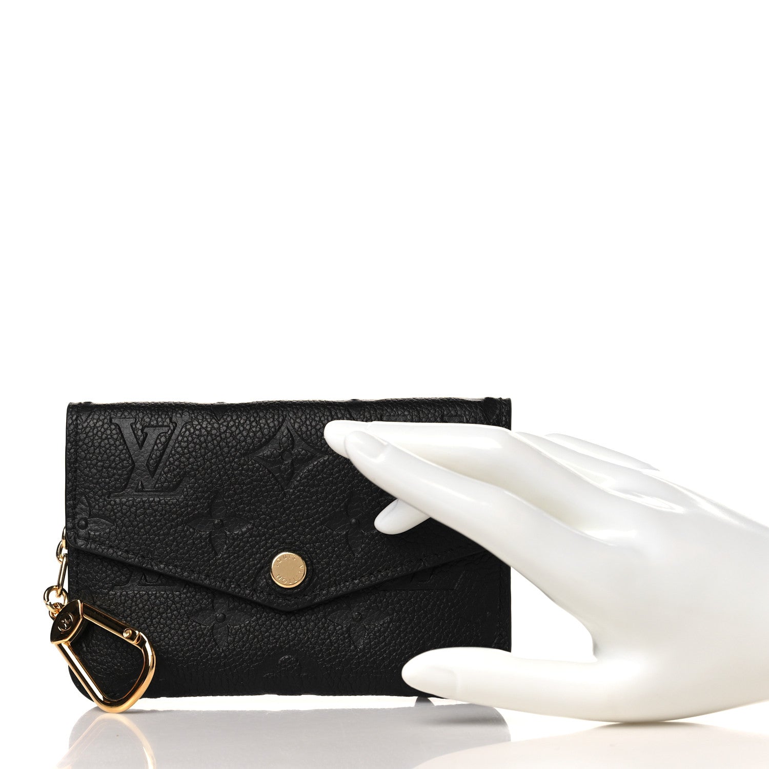 Louis Vuitton Empreinte Key Pouch Black 2 of 7