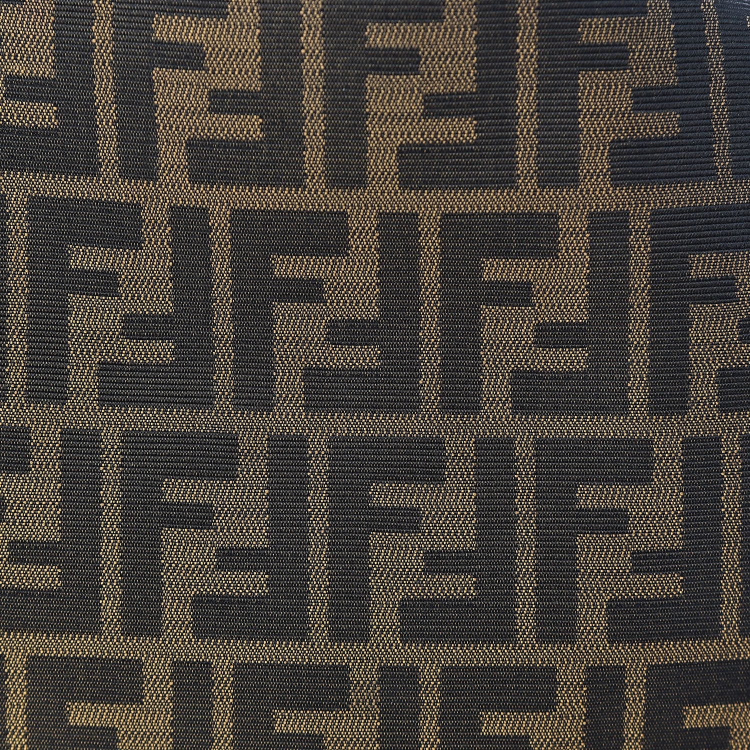 Fendi Zucca Vitello Artic Large Hobo Tobacco Castagna 8 of 10
