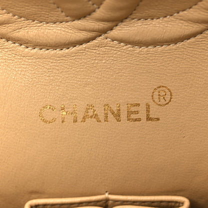 Chanel Lambskin Quilted Medium Double Flap Beige 6 of 11
