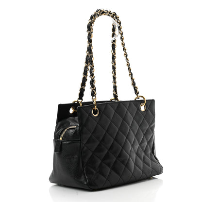 Chanel Caviar Quilted Petit Timeless Tote PTT Black 3 of 10