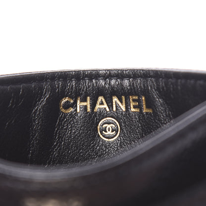 Chanel Caviar Quilted Boy Card Holder Black 7 of 8