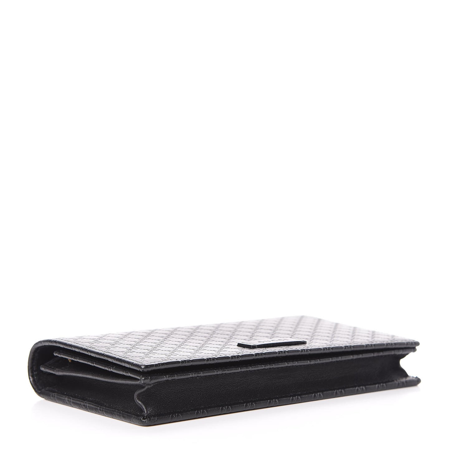Microguccissima Crossbody Wallet Black