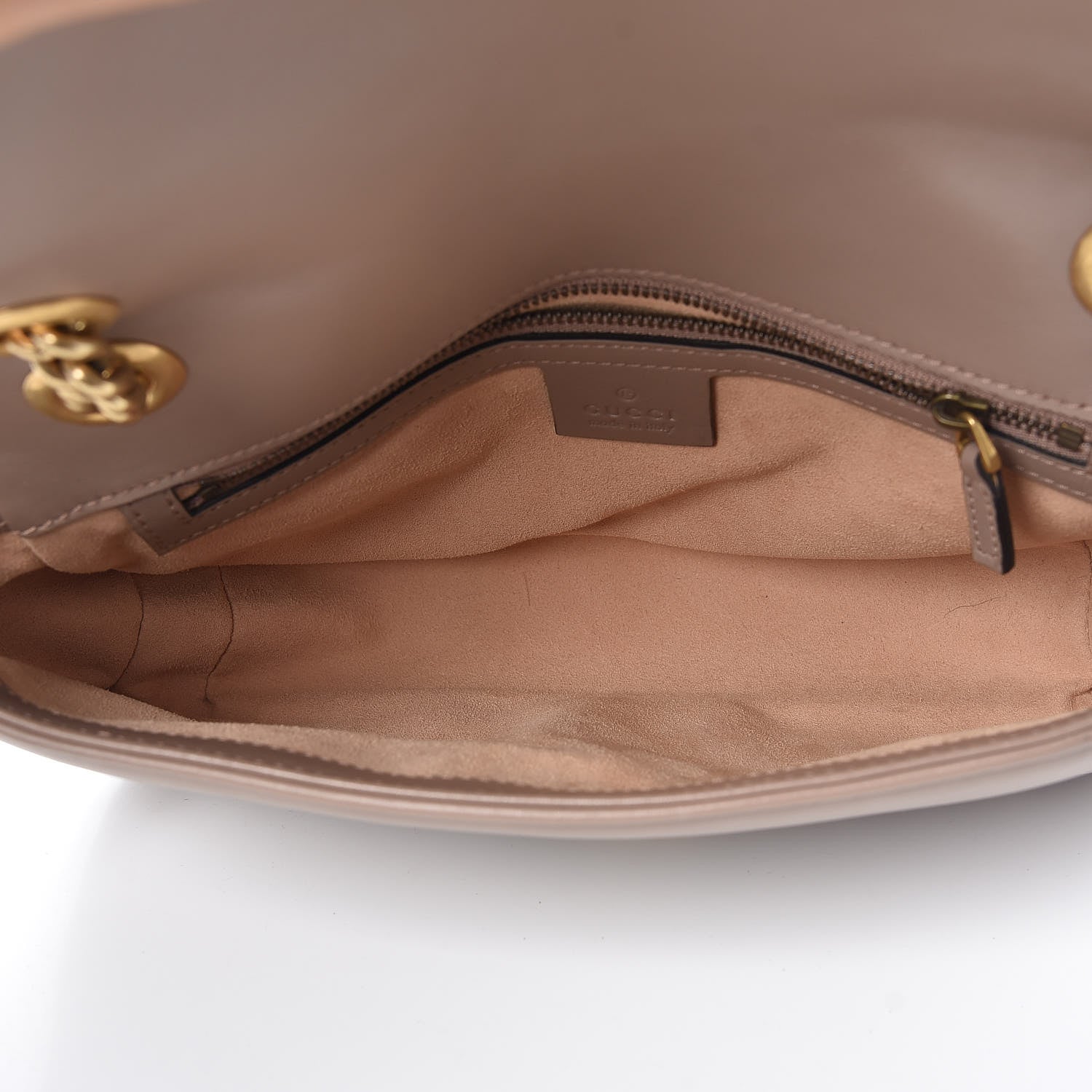 Gucci Calfskin Matelasse Small GG Marmont Shoulder Bag Porcelain Rose 5 of 7