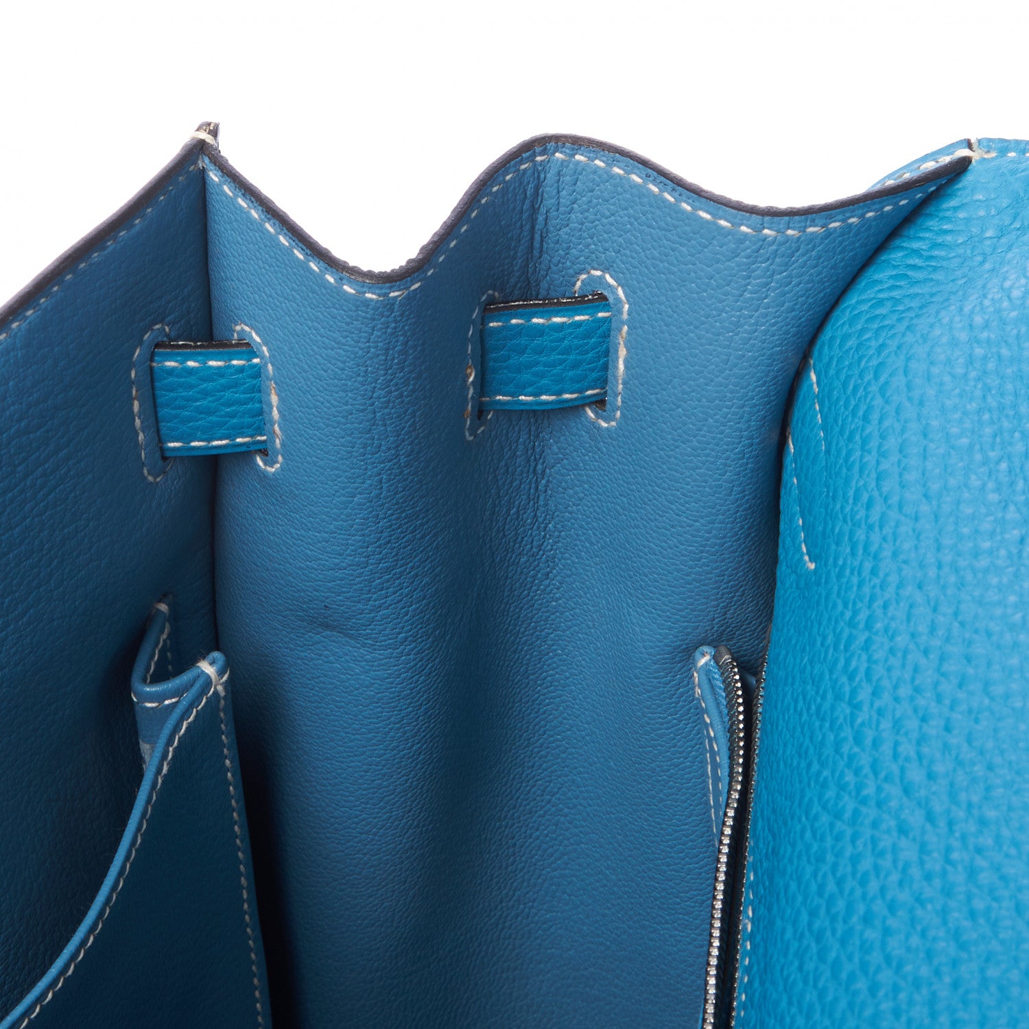 Hermes Togo Kelly Sellier 35 Blue Jean 18 of 35