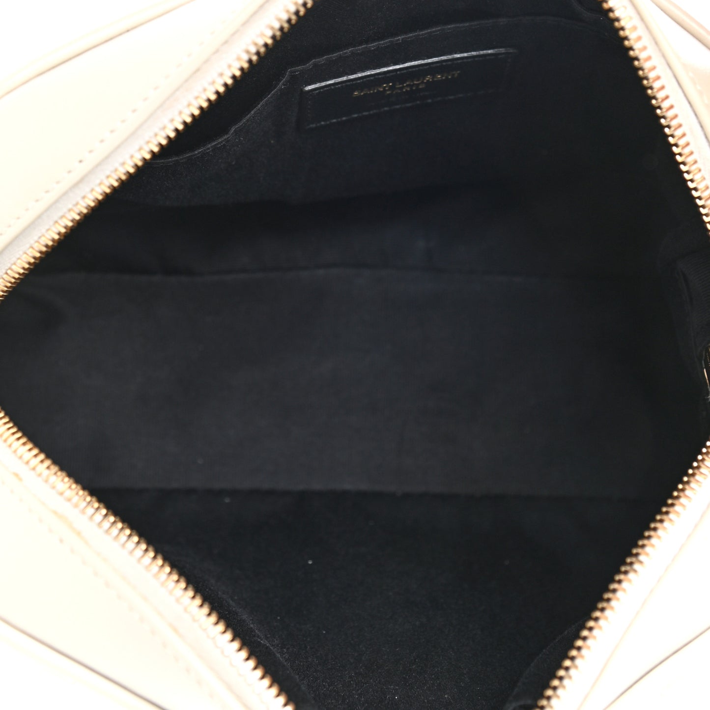 Calfskin Matelasse Monogram Lou Camera Bag Crema Soft