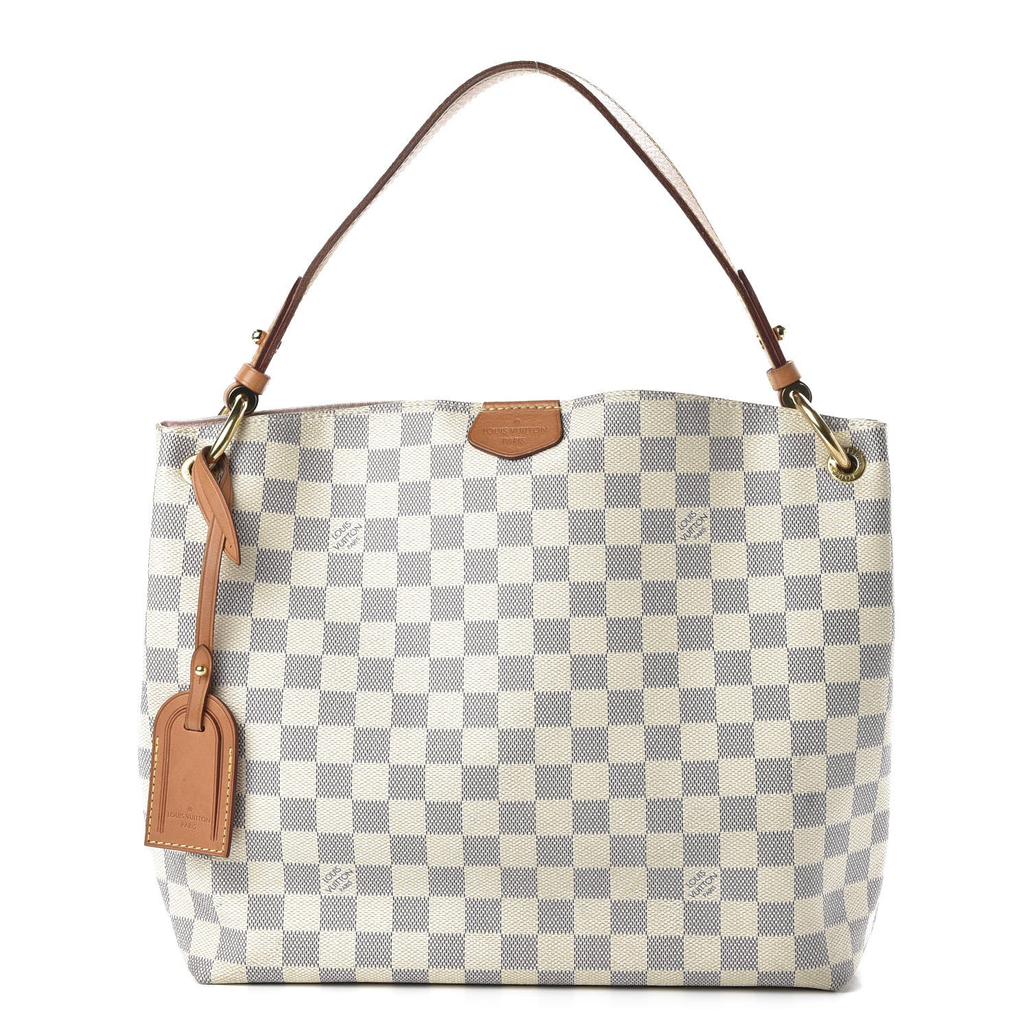 Louis Vuitton Damier Azur Graceful PM Rose Ballerine 1 of 9