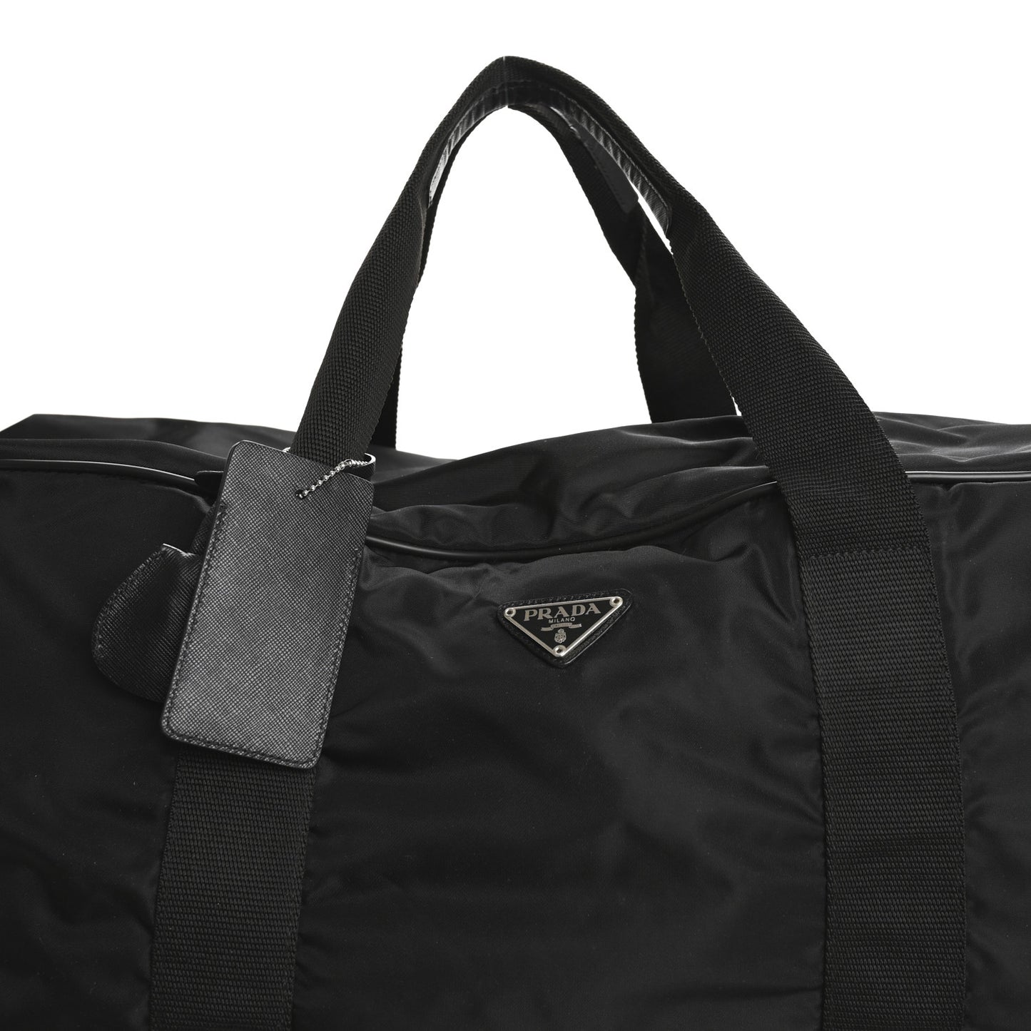Tessuto Nylon Saffiano Weekender Black