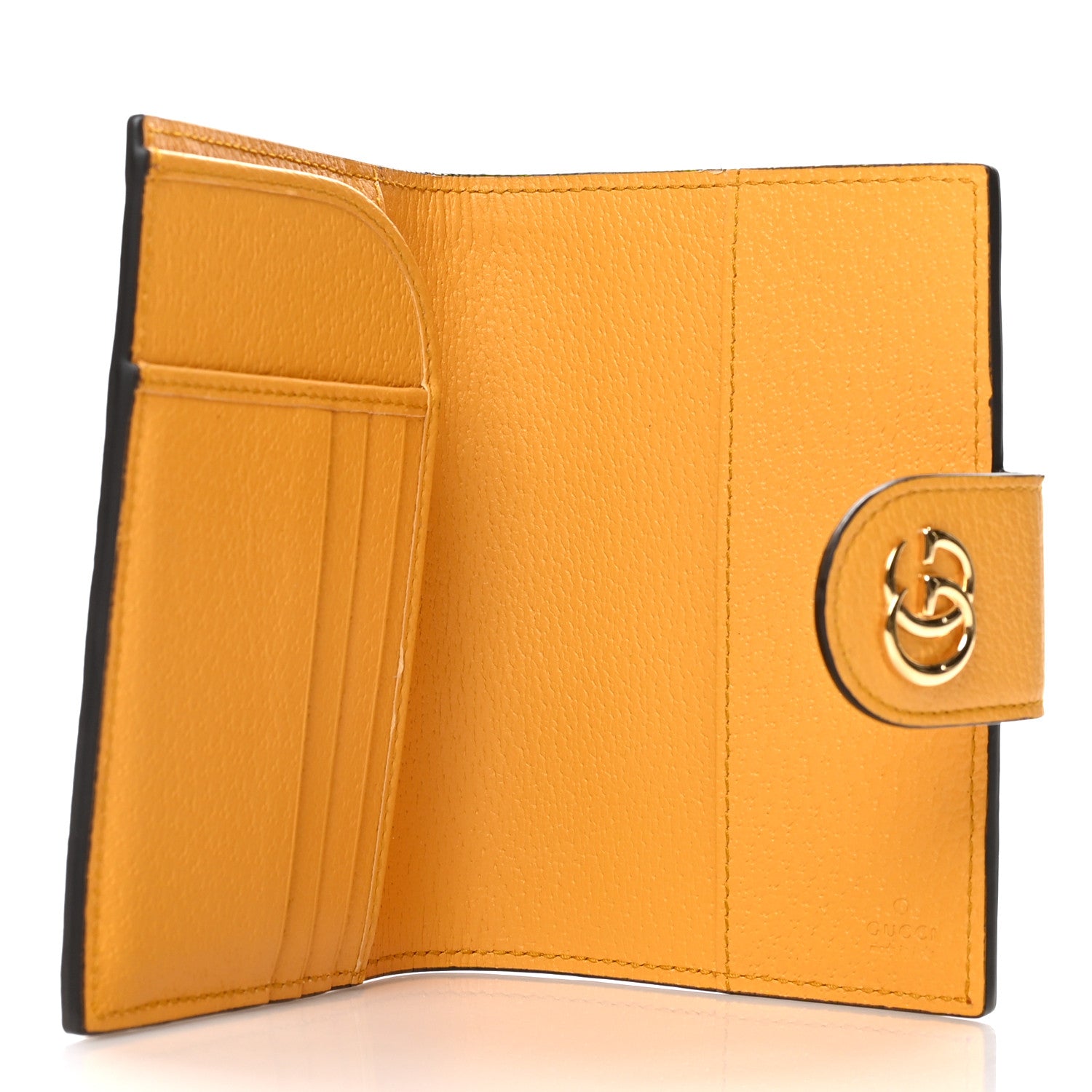 Gucci GG Supreme Monogram Flora Textured CalfskinWeb Ophidia Passport Case Beige Ebony Multicolor Crop 5 of 10