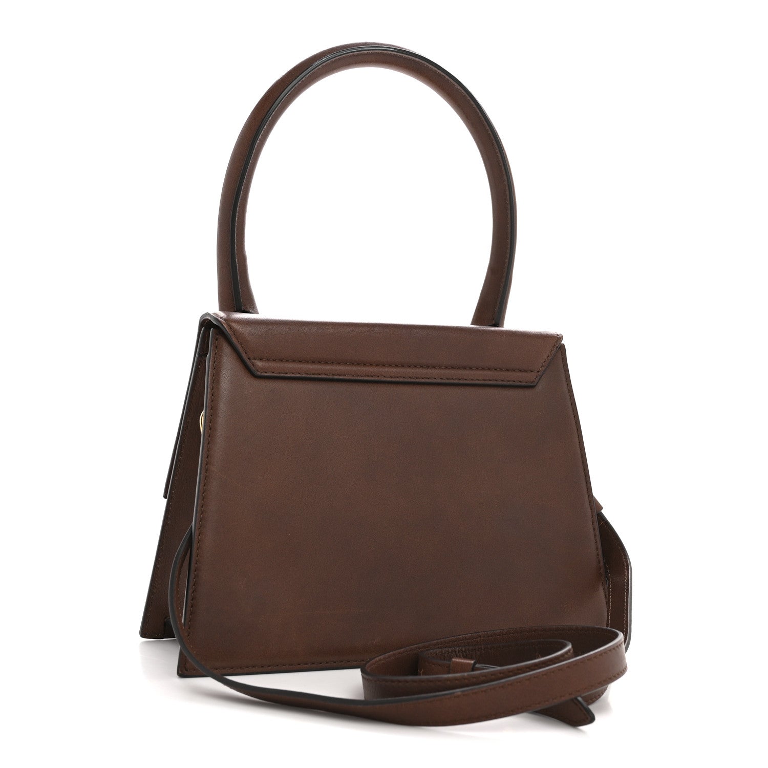 Jacquemus Smooth Calfskin Le Grand Chiquito Dark Brown 3 of 13