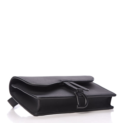 Christian Dior Ultra Matte Calfskin Saddle Belt Bag Black 4 of 11