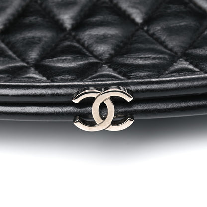 Chanel Lambskin Quilted Timeless Clutch Black 5 of 5