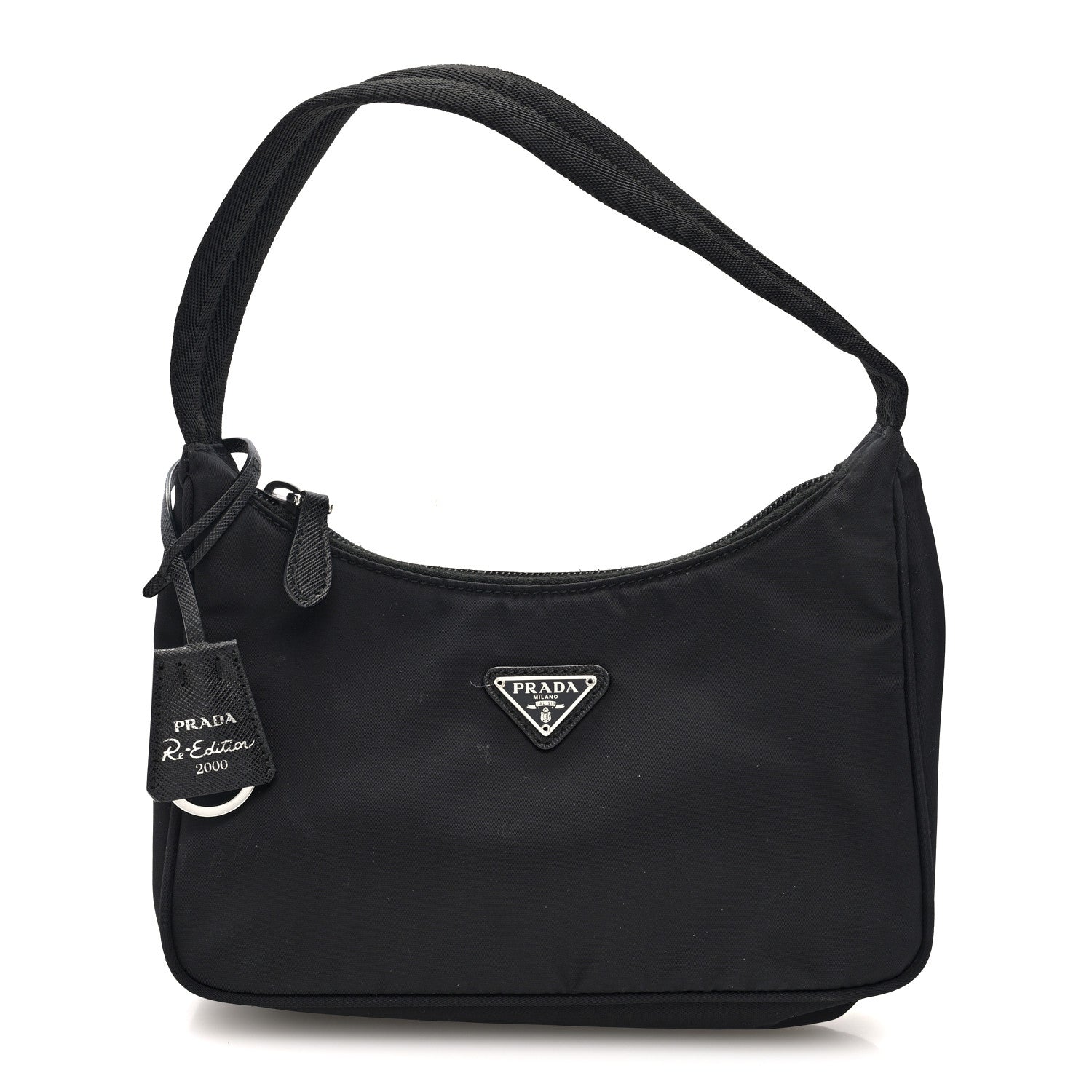 Prada Tessuto Nylon Mini Re-Edition 2000 Bag Black 1862290