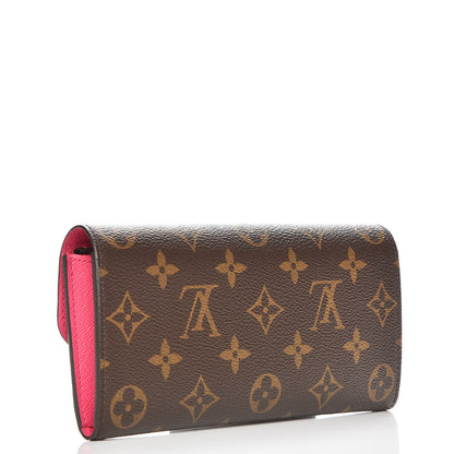 Louis Vuitton Monogram Emilie Wallet Hot Pink 3 of 8