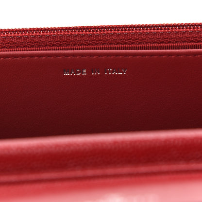Chanel Caviar Quilted Wallet On Chain WOC Red 7 of 10