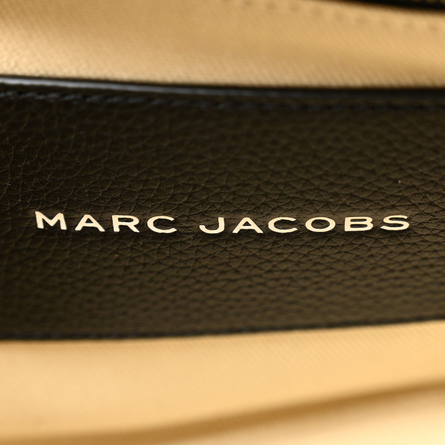 Marc Jacobs Grained Calfskin Small The Tote Bag Ivory Black 6 of 10