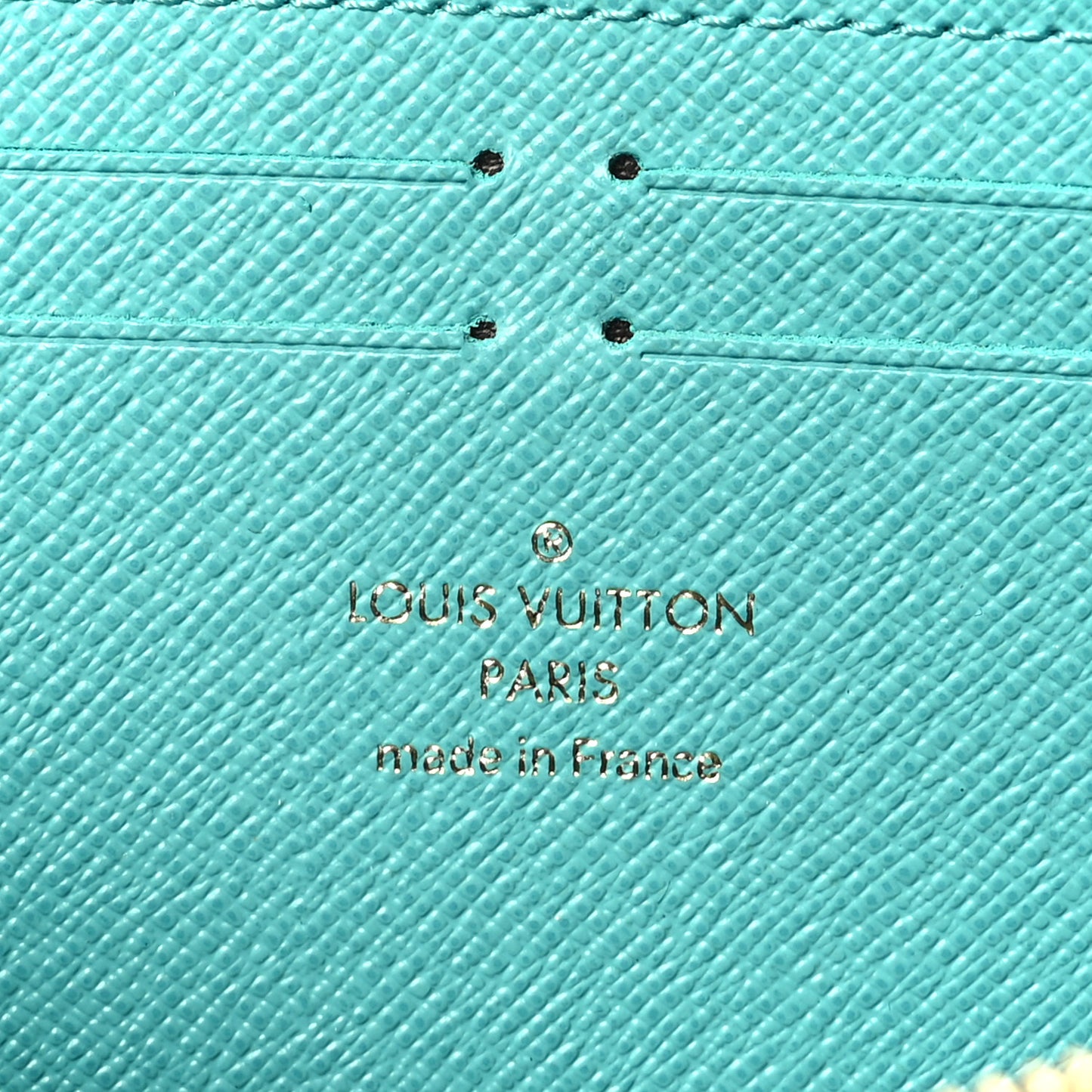 Monogram Clemence Wallet Turquoise
