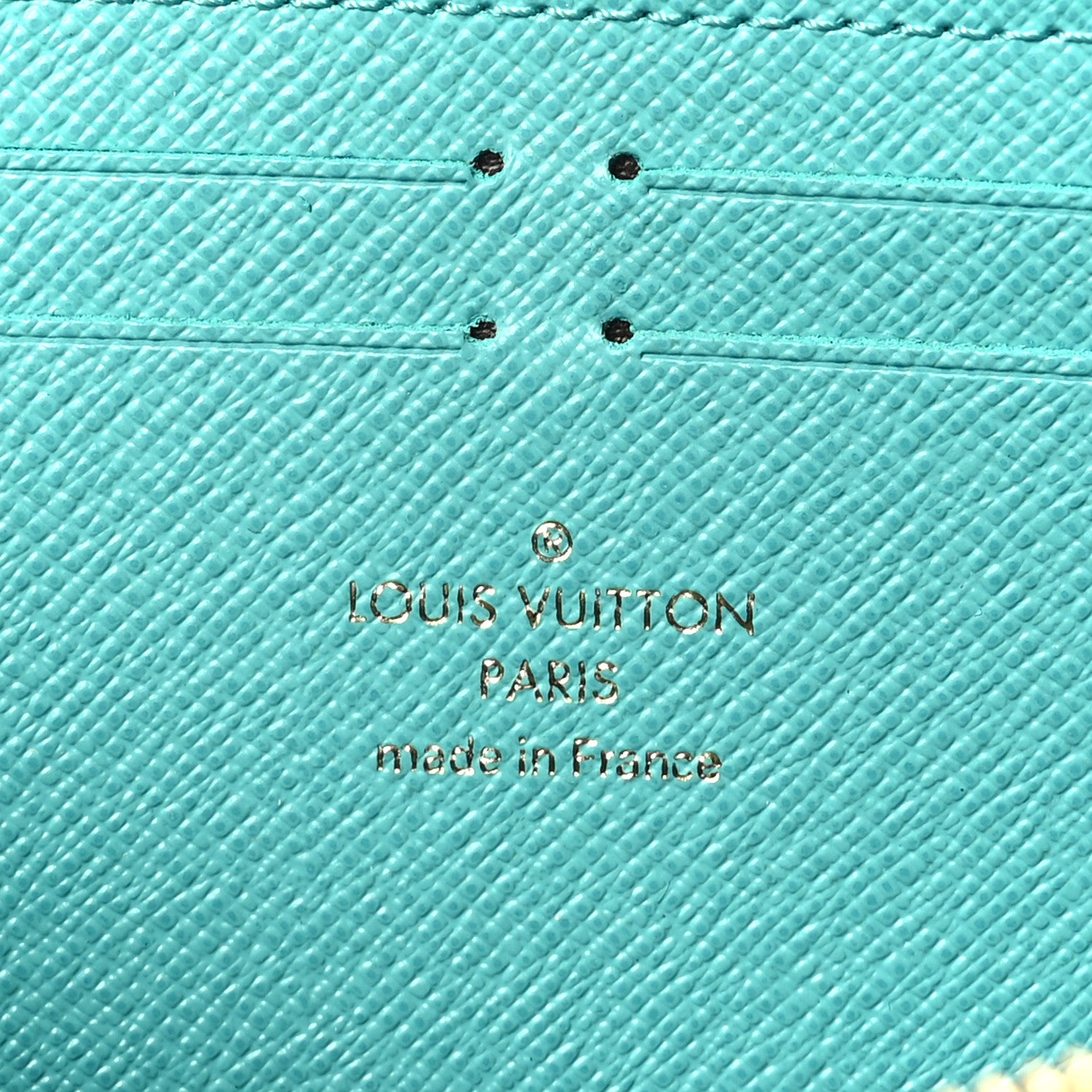 Louis Vuitton Monogram Clemence Wallet Turquoise 6 of 6