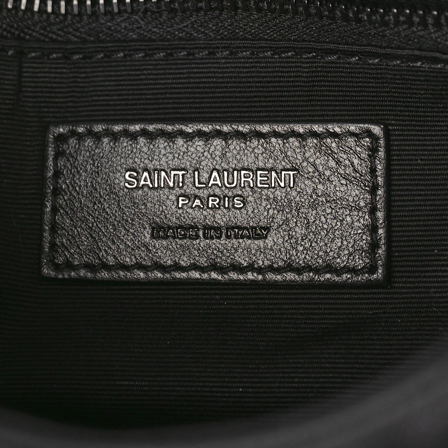 Saint Laurent Lambskin Quilted Toy Loulou Puffer Monogram Monochrome Chain Satchel Black 6 of 9