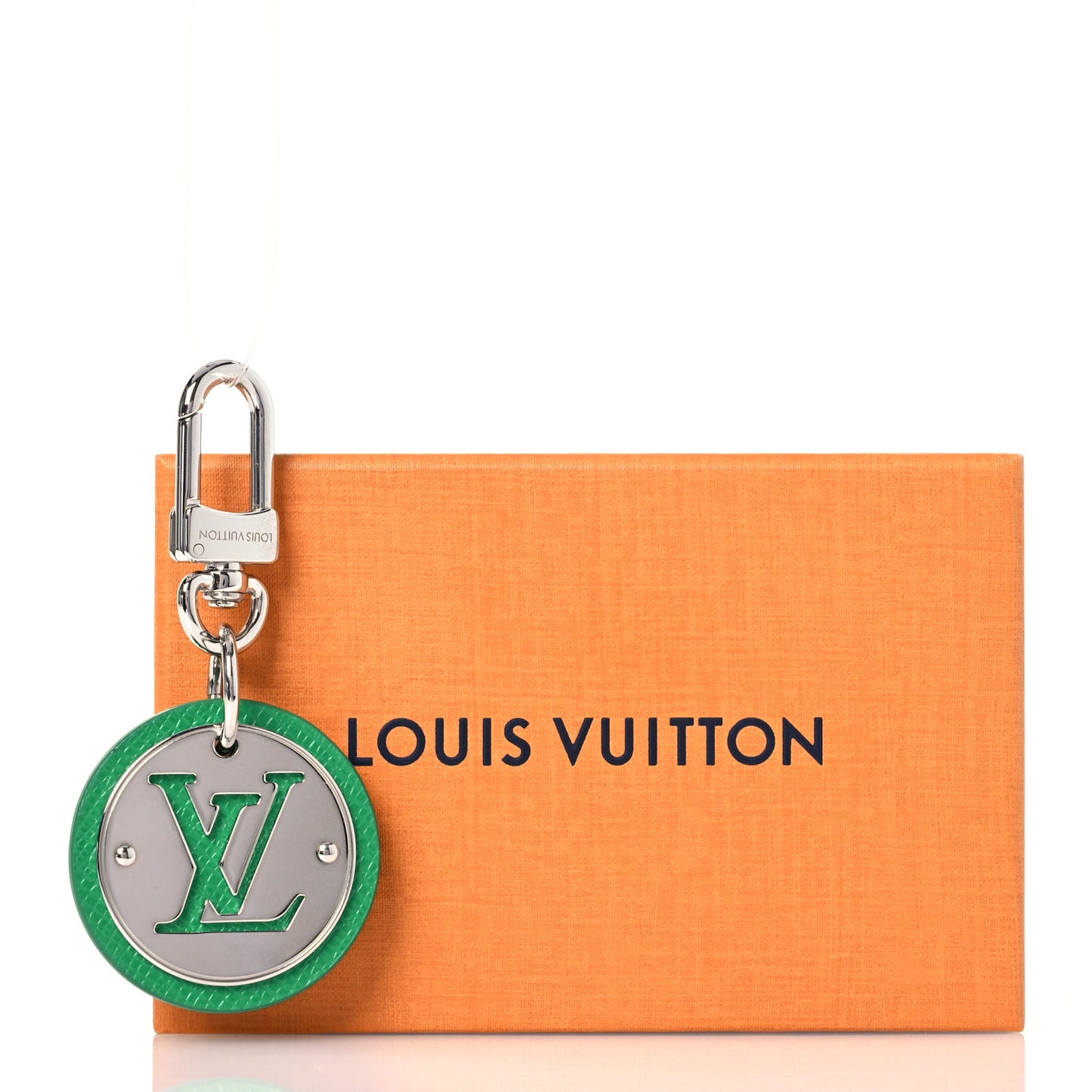 Taiga LV Circle Bag Charm And Key Holder Green