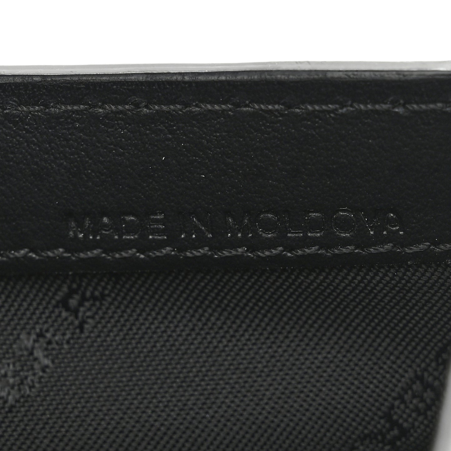 Coated Canvas Vintage Check Coin Purse Wallet  Black