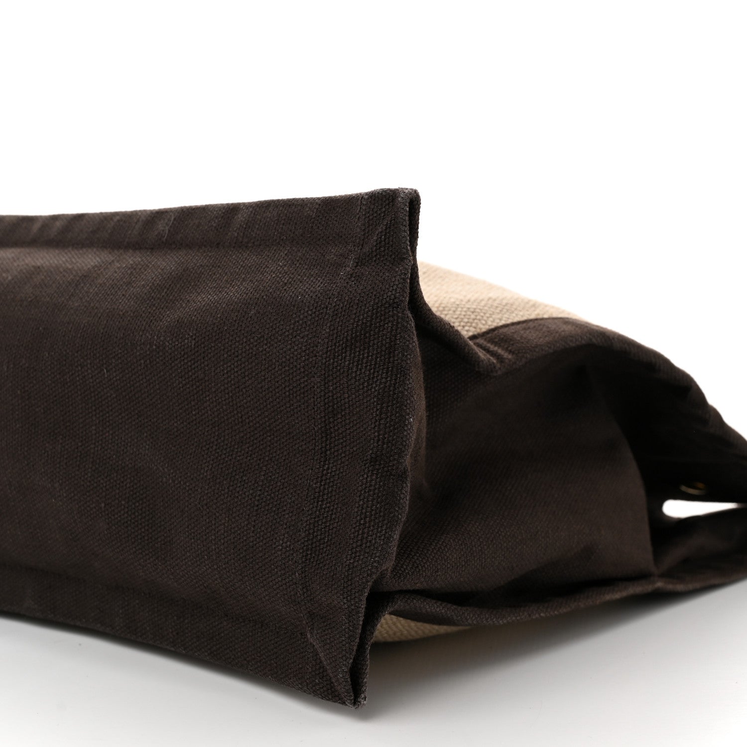 Saint Laurent Linen Calfskin Rive Gauche Tote Natural 10 of 10