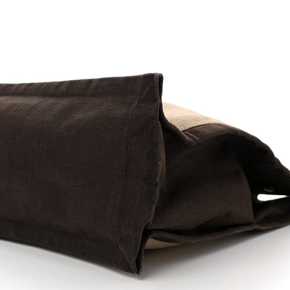 Saint Laurent Linen Calfskin Rive Gauche Tote Natural 10 of 10